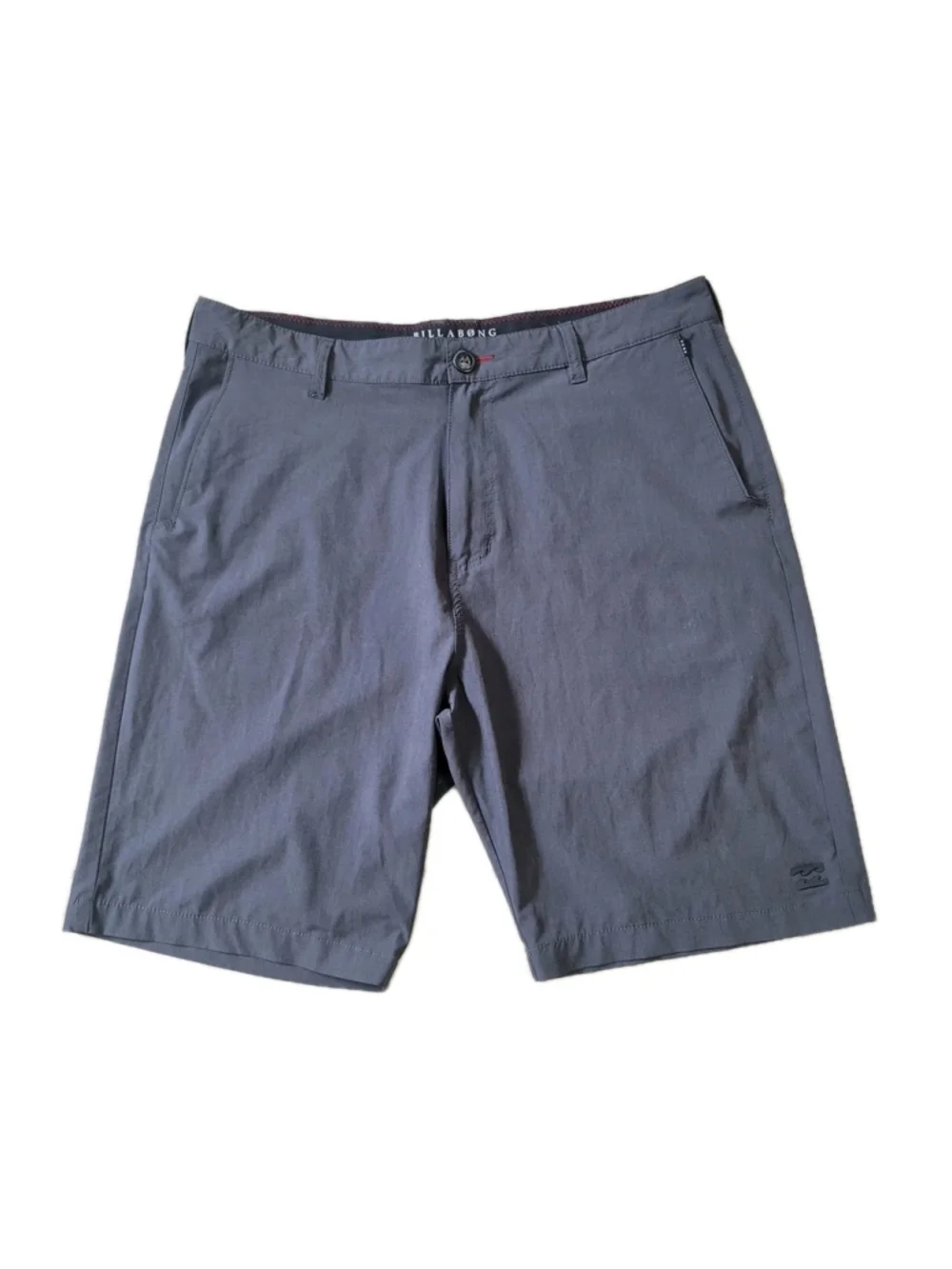 BILLABONG Platinum Men's Gray Polyester Elastane Blend Performance Shorts 34